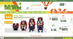 Desktop Screenshot of elplanetadelbebe.com