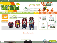 Tablet Screenshot of elplanetadelbebe.com